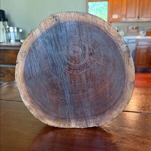 Rustic Thick Wooden Log Slice Decor